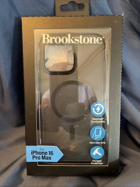 Brookstone Black MagSafe-Compatible iPhone 16 Pro Max Case